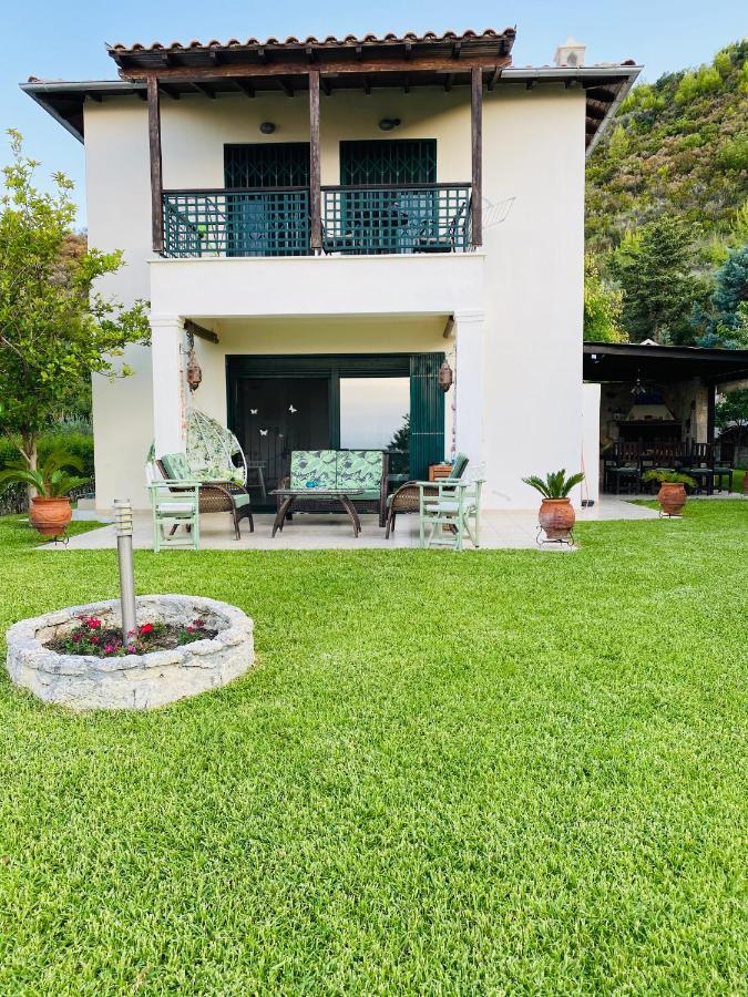 Detached Villa With Sea View 하니오티 외부 사진