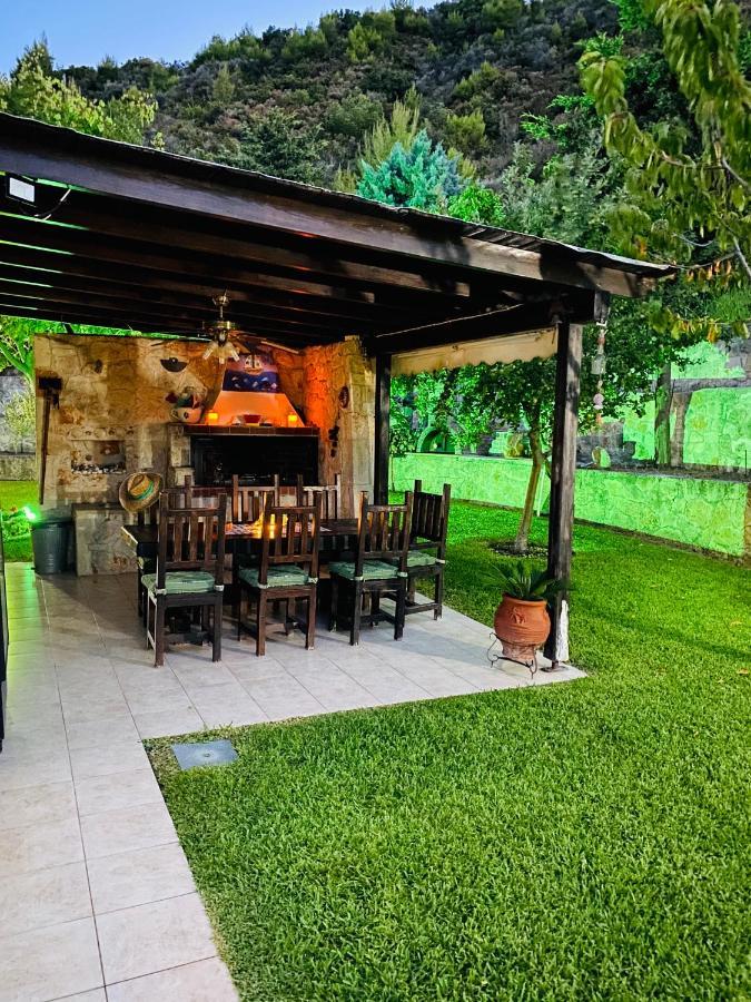 Detached Villa With Sea View 하니오티 외부 사진